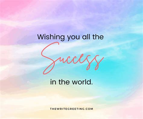 How To Wish Success For A Company - The Write Greeting