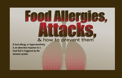 Food Allergies, Attacks And How To Prevent Them [Infographic] - Visualistan