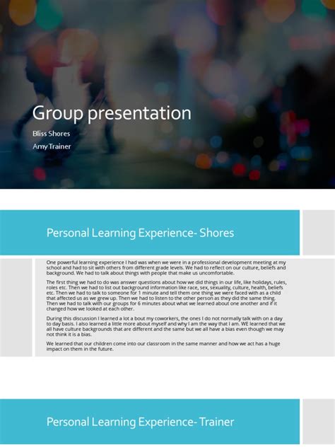 Group Presentation | PDF