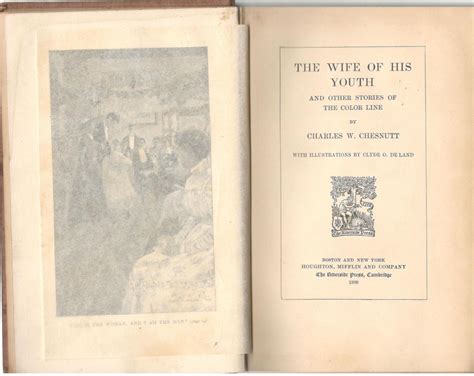 The Wife of His Youth and Other Stories of the Color Line by Charles W. Chesnutt: Good Hardcover ...