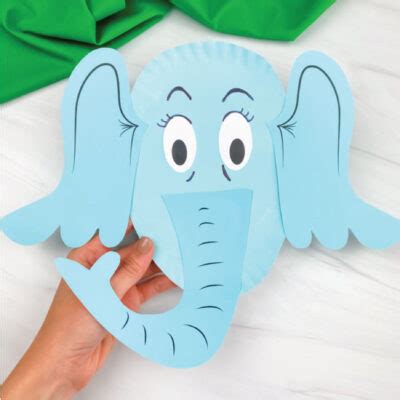 Horton Hears A Who Paper Plate Craft [Free Template]