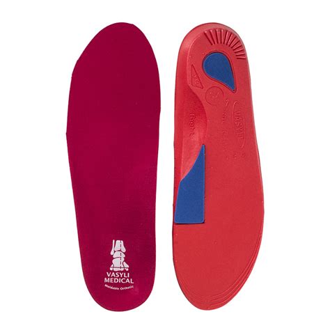 Vasyli Red 6 Degree Custom Orthotic Insoles :: Sports Supports ...