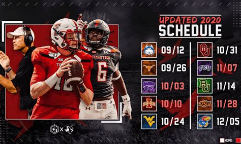 Big 12 releases Conference Football Schedule - Guns Up Nation