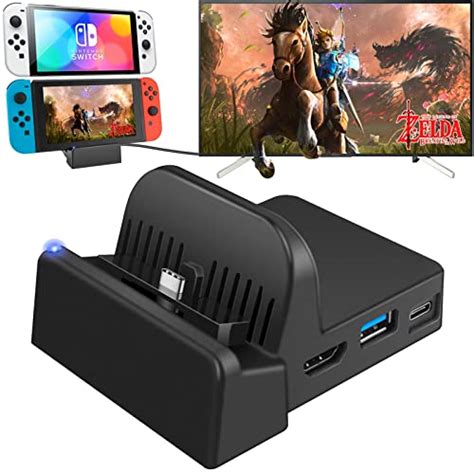 Switch Dock for Nintendo Switch, Portable Nintendo Switch Docking ...