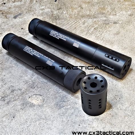 Muzzle Brake Linear Compensator Slip On Shroud Fake Suppressor Can With Removable Muzzle Brake 1 ...