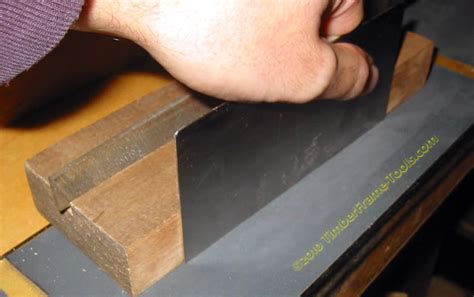 Timber Frame Tools » Sharpening a Card Scraper