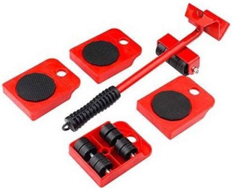 GaxQuly Heavy Duty ABS, Steel Adjustable Height Furniture Lifter Sliders Easy Safe Moving ...