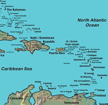 Antigua Map - Plan Your Caribbean Island Vacation! ISatellite Map