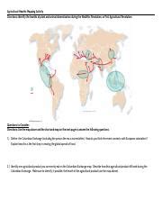 AP HuG Agricultural Hearths Mapping Activity.docx.pdf - Agricultural Hearths Mapping Activity ...