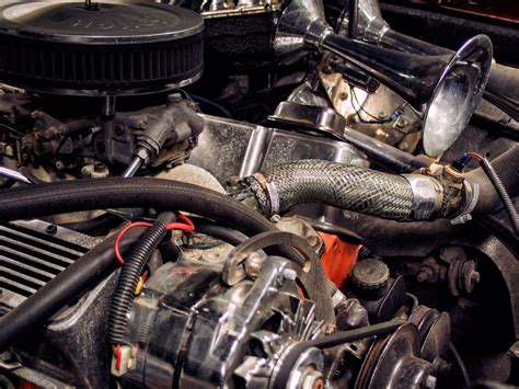 Car engine in old american car | Copyright-free photo (by M. Vorel ...