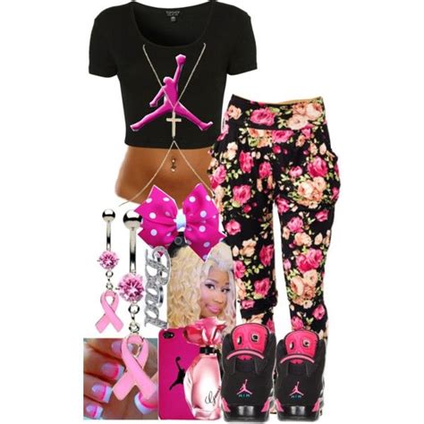 Pink Jordan Outfit | Polyvore outfits, Fashion, Clothes