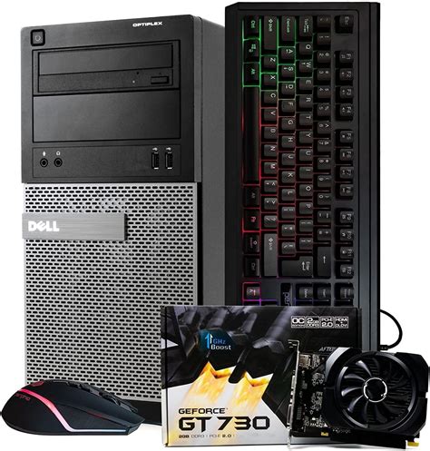 Restored Dell Gaming Computer, Intel QuadCore I5, GeForce GT 730 (2GB ...