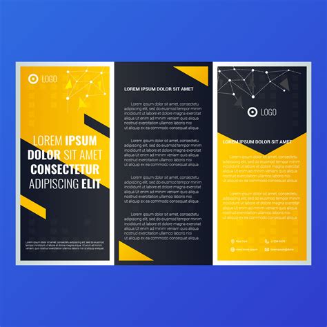 brochure template 504207 Vector Art at Vecteezy