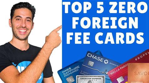 Top 5 No Foreign Transaction Fee Cards | Credit Card Reviews - YouTube