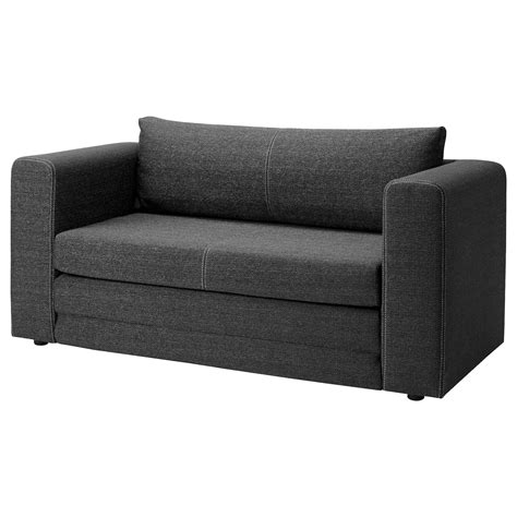 ASKEBY Two-seat sofa-bed - grey - IKEA