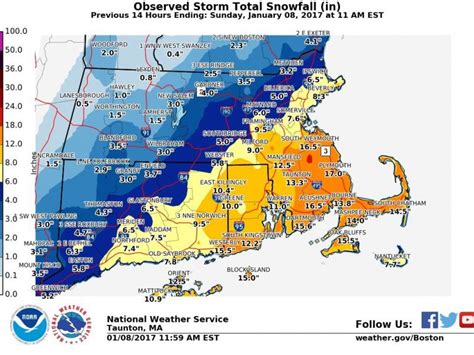 Massachusetts Town-by-Town Snow Totals | Boston, MA Patch