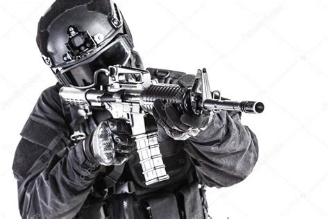 Spec ops police officer SWAT Stock Photo by ©zabelin 65832391