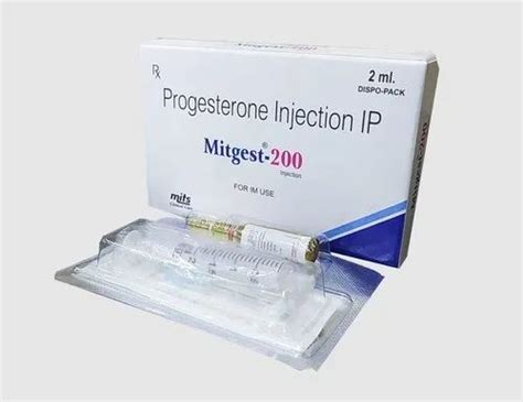 Progesterone 200mg Injection, Packaging Size: 2 Ml Dispo-pack, Rs 178/vial | ID: 23072896030