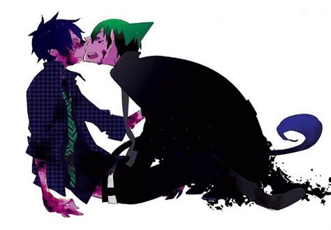 Ao no Exorcist / Blue Exrocist 💚 Amaimon X Rin Okumura 💙 | Синий экзорцист, Веселые мемы, Аниме