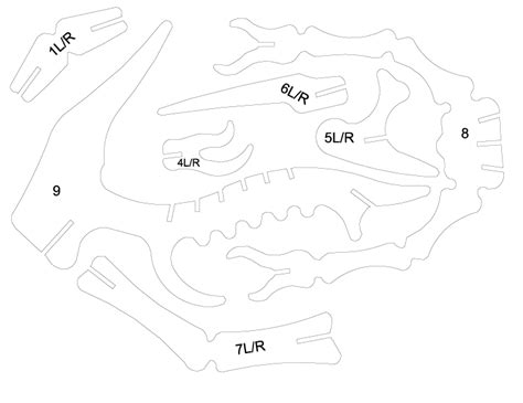 Giant Cardboard Dinosaur Puzzle | Make: | Dinosaur puzzles, Dinosaur template, Dinosaur