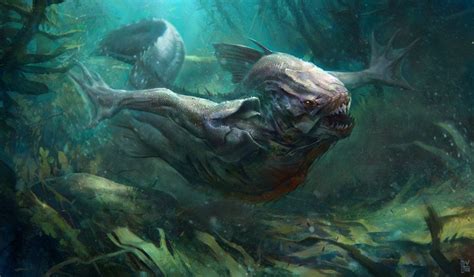 Swamp Monster, Dario Coelho | Fantasy beasts, Swamp creature, Creature concept art