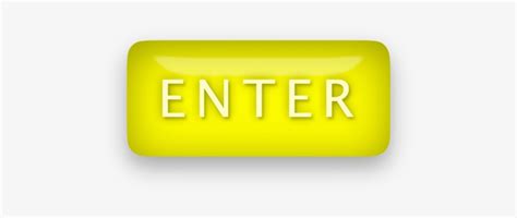 Enter Glass Button Yellow - Enter Button Icon Png - Free Transparent PNG Download - PNGkey