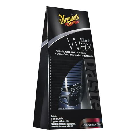 Meguiar's Black Wax - Black Car Wax Creates Deep Reflections and Gloss, G6207, 7 Oz - Walmart ...