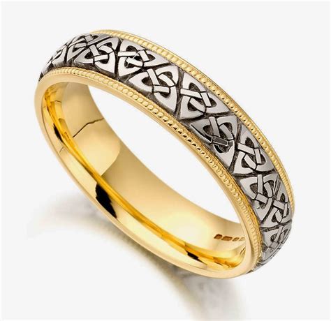 Celtic Wedding Rings Show Heritage And Commitment - benegallery