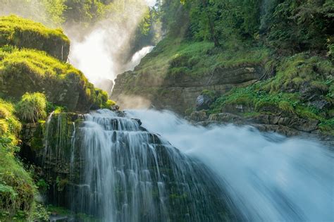 Giessbach Waterfalls In Switzerland Free Stock Photo - Public Domain Pictures