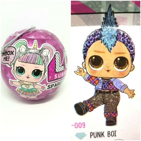 LOL SPARKLE PUNK BOI Boy Surprise Doll SEALED RESEALED Ball | eBay