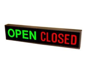 LED Open Closed Sign - LED Open Signs for Sale-trafficsafetywarehouse.com