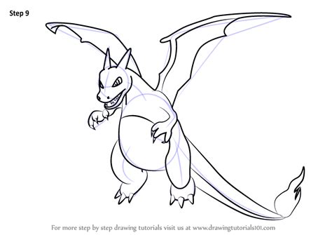 Charizard Easy Full Body Pokemon Drawing - Pokemon Drawing Easy