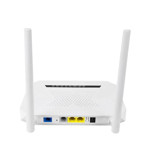 China FTTH Fiber Optic Network Router 1GE+1FE+WIFI+1POTS Dual Pon Port ...