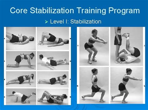 Core Strengthening Stabilization in Therapeutic Exercise What is