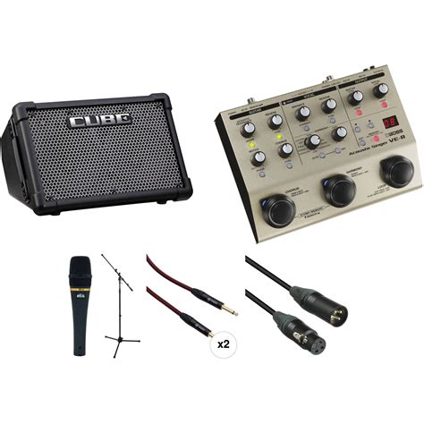 Roland CUBE Street EX Amplifier Kit with Boss VE-8 Acoustic