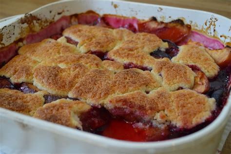 Peach Plum Cobbler — Unwritten Recipes | Plum recipes, Plum cobbler ...