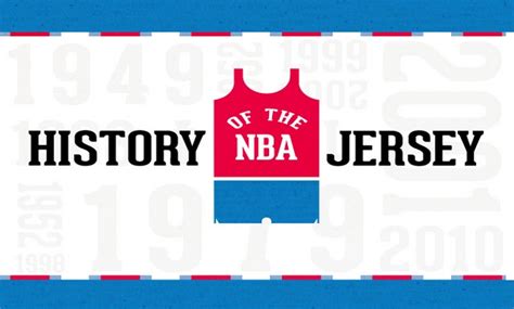 History of the NBA Jersey #infographic - Visualistan