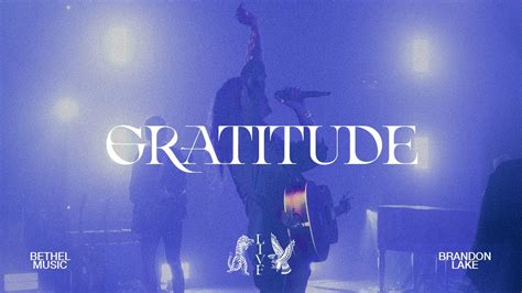 Gratitude - Brandon Lake | House of Miracles (Live) Chords - Chordify