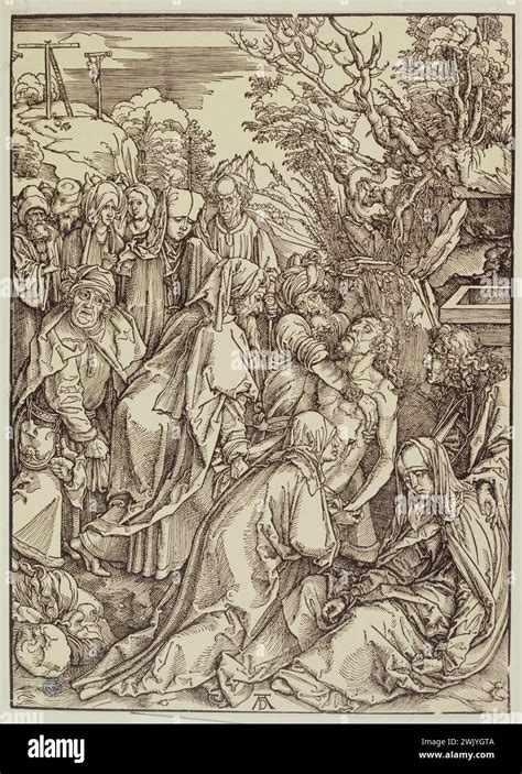 Albrecht Dürer (1471-1528). The great passion on wood: deposition ...