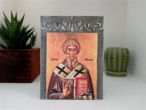 Orthodox Icon Saint Blaise St Blaise of Sebaste Blaise of - Etsy