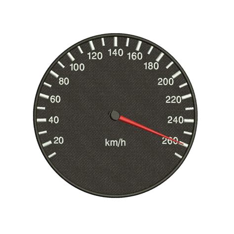 Speedometer Embroidery Design 02