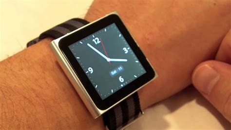 Review of the iPod Nano as a Watch - YouTube