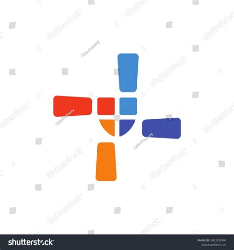 Logo Consists Four Command Signs That Stock Vector (Royalty Free ...