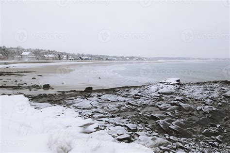 Winter on the beach 8821849 Stock Photo at Vecteezy