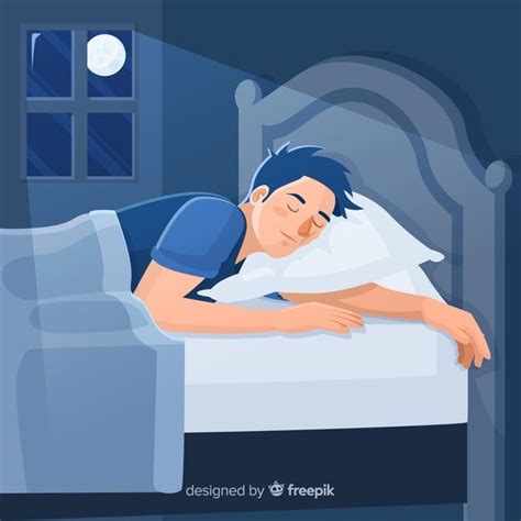 Premium Vector | Person sleeping in bed in flat style | Sleeping man, Sleeping drawing, Sleeping ...