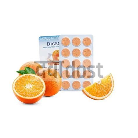 Digene Chewable Tablet Orange Upto 10.00% Off | DawaaDost