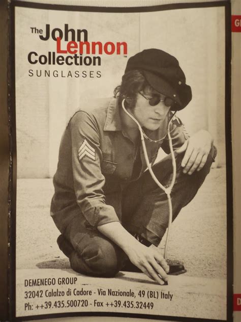 Glasses for collectors: JOHN LENNON VERY RARE EYEWEAR COLLECTION