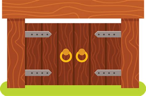 Wooden gate clipart. Free download transparent .PNG | Creazilla