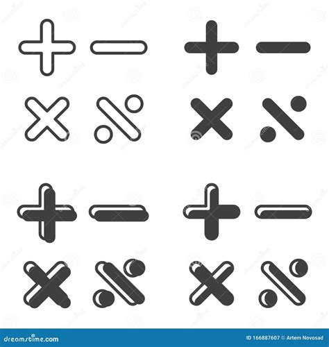 Addition And Subtraction Symbols