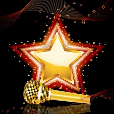 Bright microphone background vector Free vector in Encapsulated PostScript eps ( .eps ) vector ...